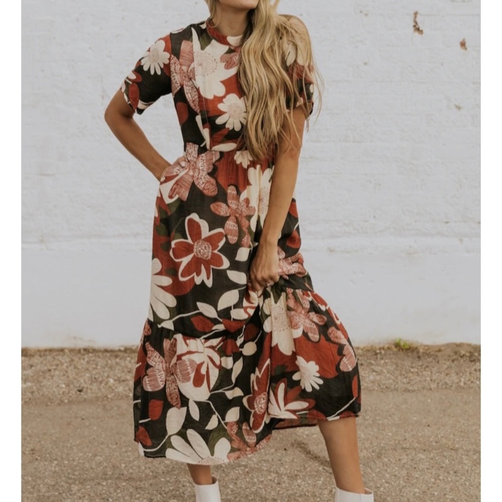 NWT Roolee floral maxi dress